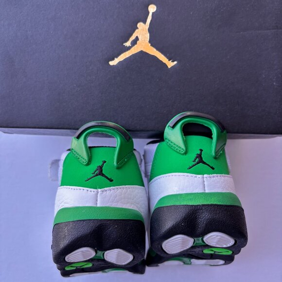 Nike Air Jordan 6 Rings (TD) Toddler Shoes White Lucky Green Black NWT 4C - Picture 5 of 6
